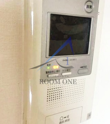 セキュリティ　モニター付きインターホンです。