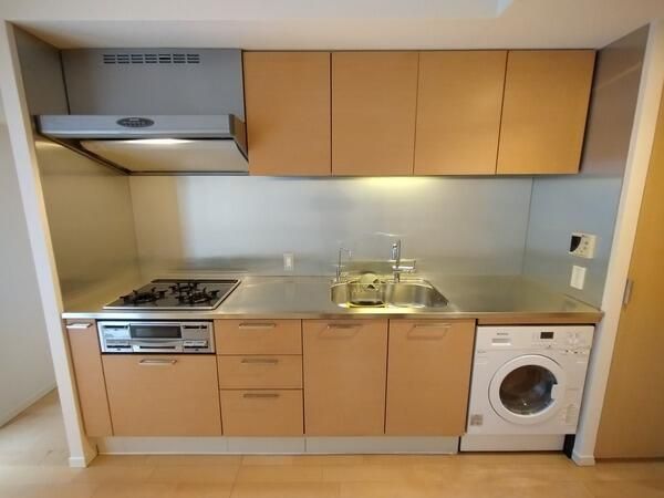 キッチン　■グリル付ガスコンロシステムキッチン■都市ガス♪
