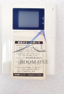 セキュリティ　モニター付きインターホンです。