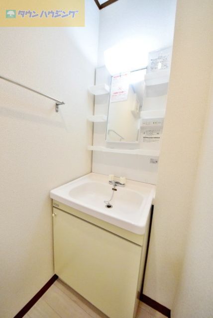 洗面設備　嬉しい独立洗面台