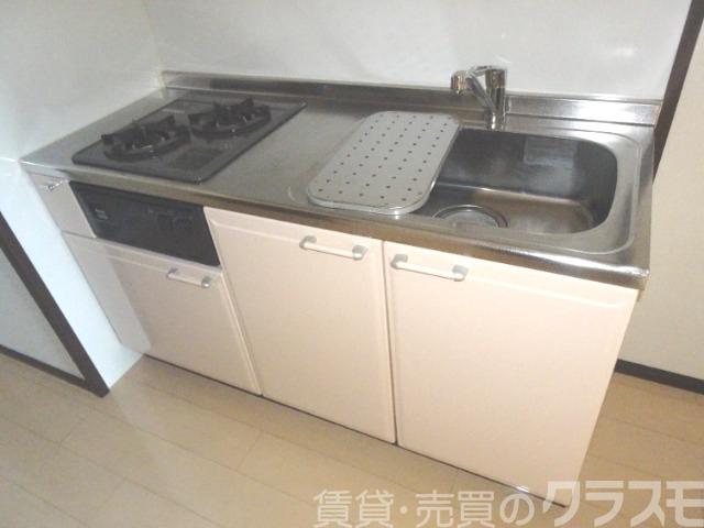 キッチン　２口コンロ付きシステムキッチン♪
