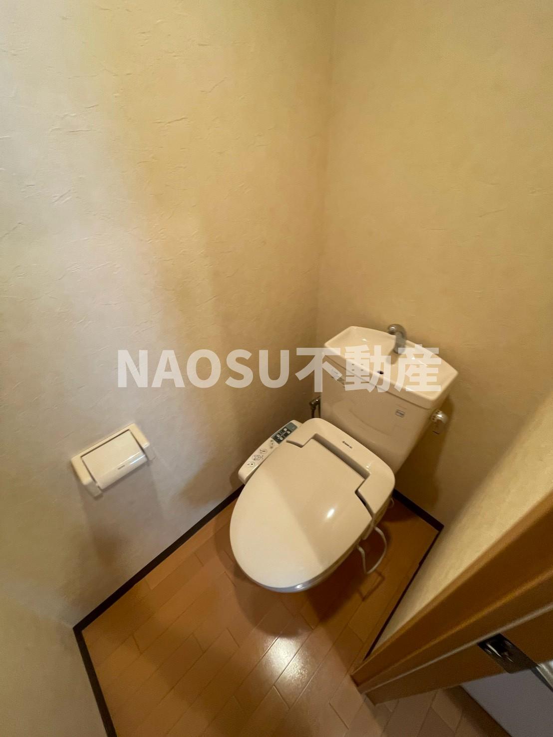 トイレ　ゆったりとした空間のトイレです