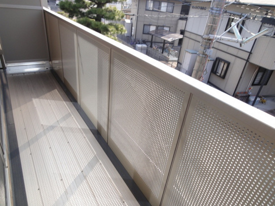 バルコニー　※別号室の写真です。