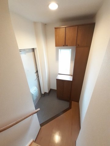 玄関　明るい玄関です