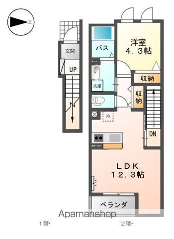 パーシモンKの間取り写真