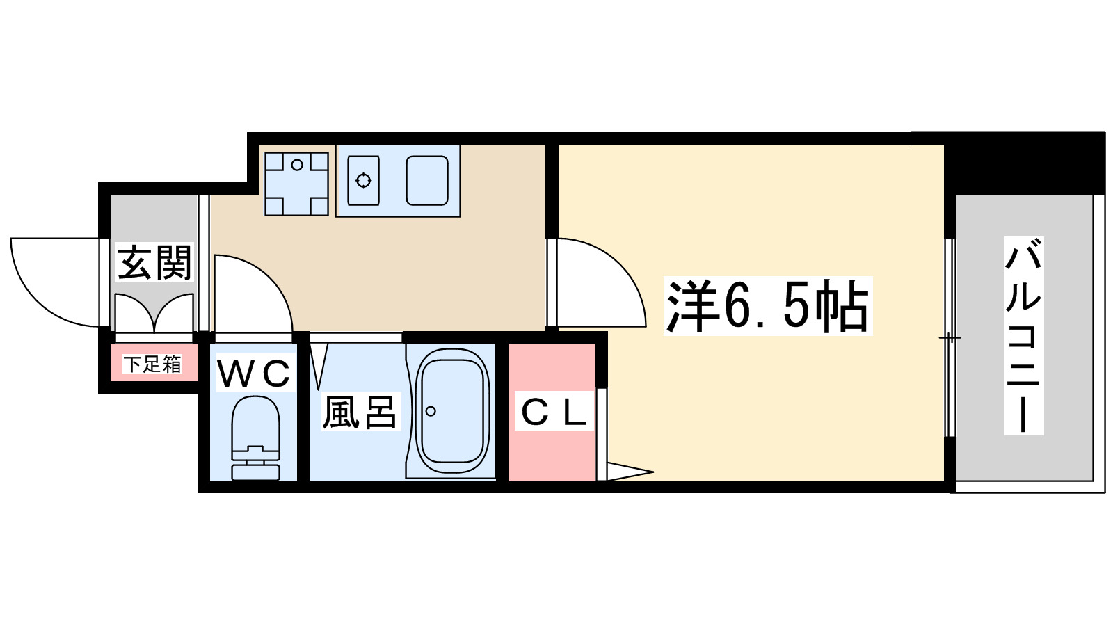 ホープシティ天神橋の間取り写真