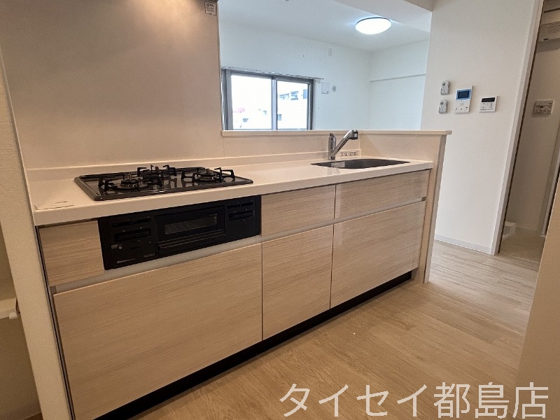 ＪＲ東西線 大阪城北詰駅 徒歩10分 10階建 築7年のキッチン写真