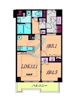 東京メトロ東西線 行徳駅 徒歩7分 6階建 築14年の間取り写真