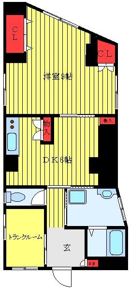 東武東上線 下板橋駅 徒歩4分 4階建 築36年の間取り写真