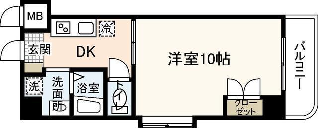 庚午サエキビルの間取り写真
