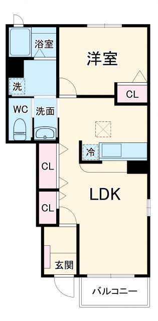 ヴィオラの間取り写真
