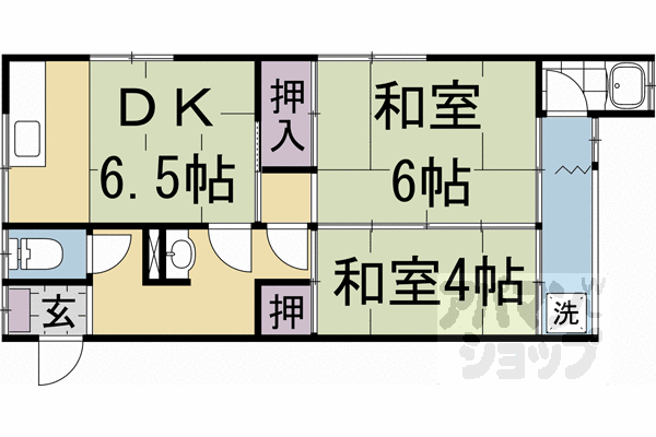 第一北原ハイツの間取り写真