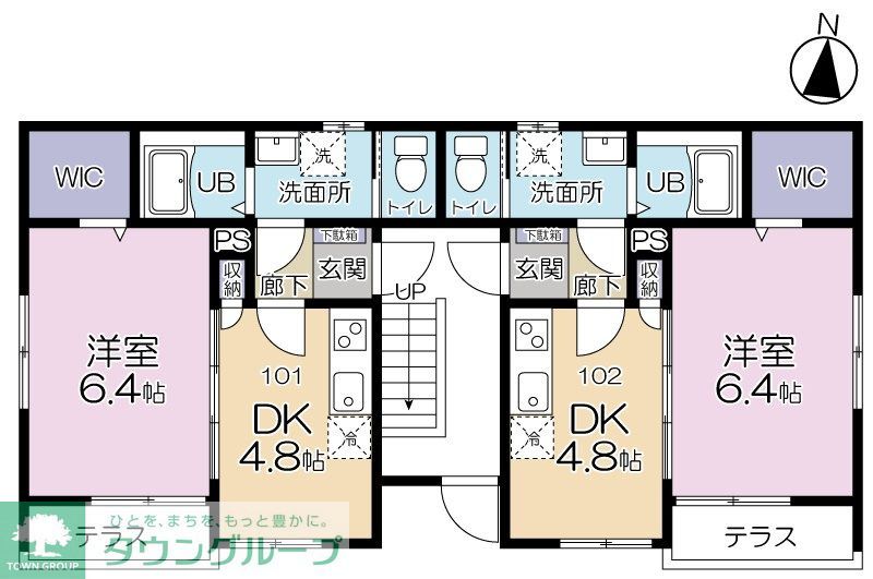 グランシャレー新宿の間取り写真