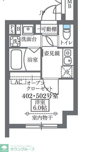 COCOCUBE板橋本町の間取り写真