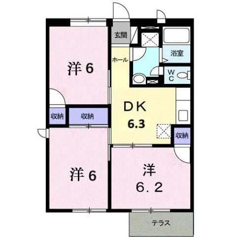 エクセレントハイツIの間取り写真