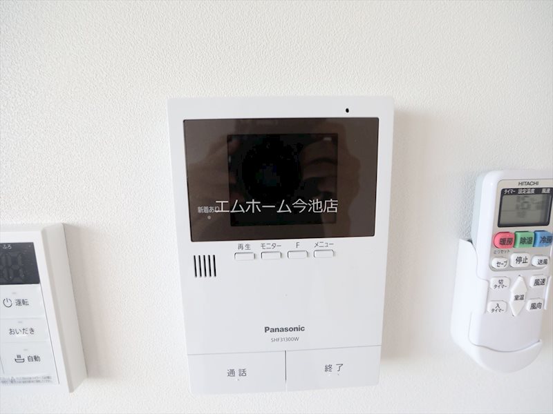 セキュリティ　TVモニター付インターホン　同仕様写真