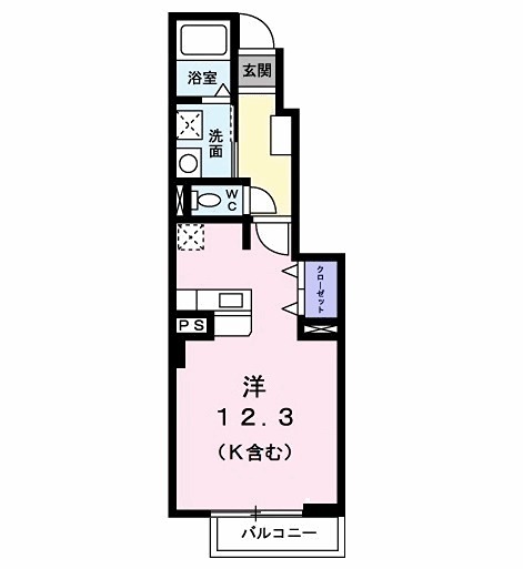 京王相模原線 京王多摩センター駅 徒歩9分 2階建 築15年の間取り写真