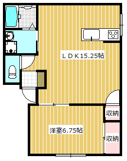 ロイヤルコーポ鹿島の間取り