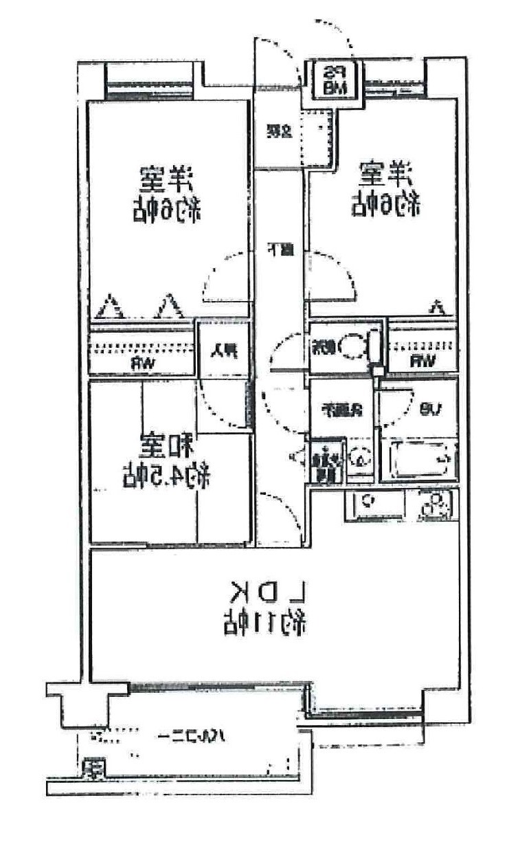 【エーデルハイム鴨川の間取り】