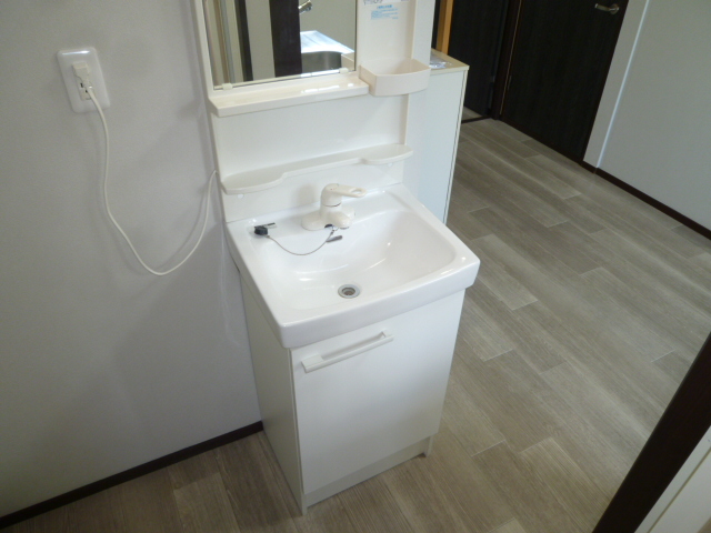 洗面設備　室内洗濯機置き場