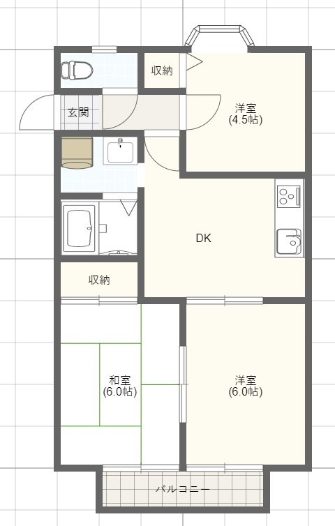 サンライフ雅の間取り