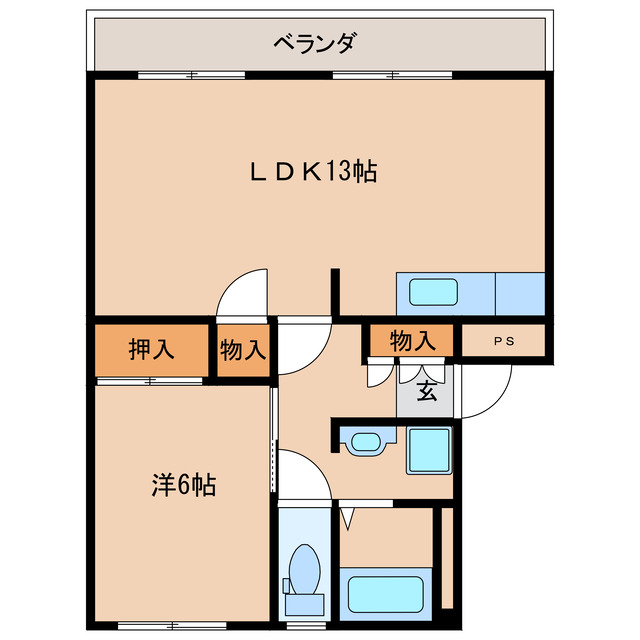 エクセルハイツの間取り