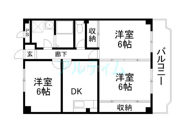 マチエール大宮の間取り