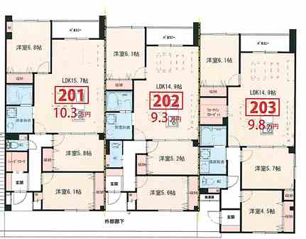 姫路市西夢前台のアパートの間取り