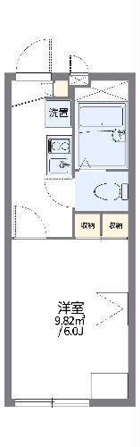 レオパレスサザン茅ヶ崎の間取り