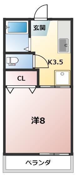 セブンヒルズＢの間取り