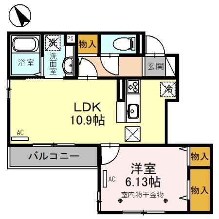 コンフォート上和田の間取り