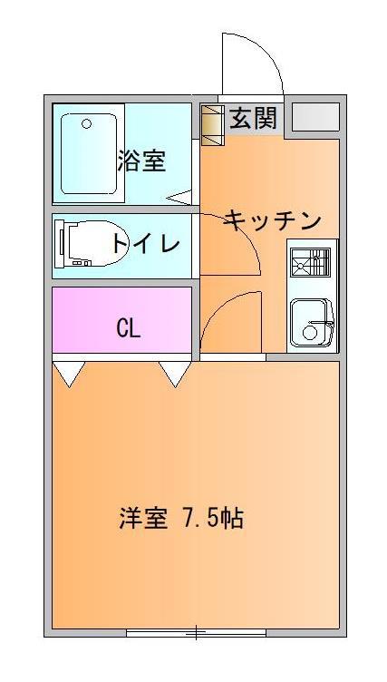 クレール　２の間取り