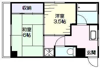 青木ビルの間取り