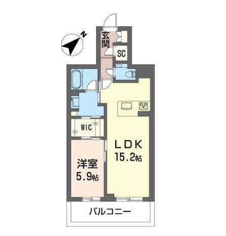 さいたま市緑区美園のマンションの間取り