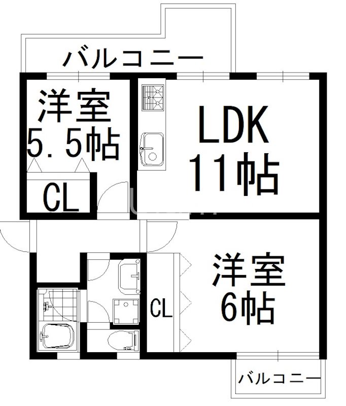 ファミリーハイツ18の間取り