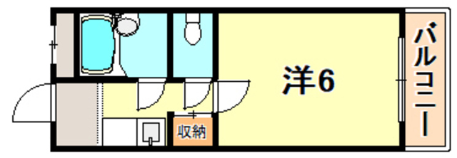 神戸市垂水区学が丘のマンションの間取り