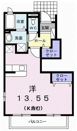 カレント・Ｋの間取り