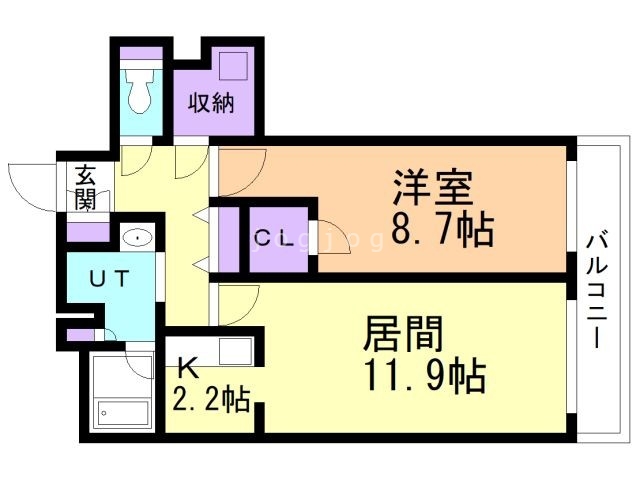 ビッグパレス南５条の間取り