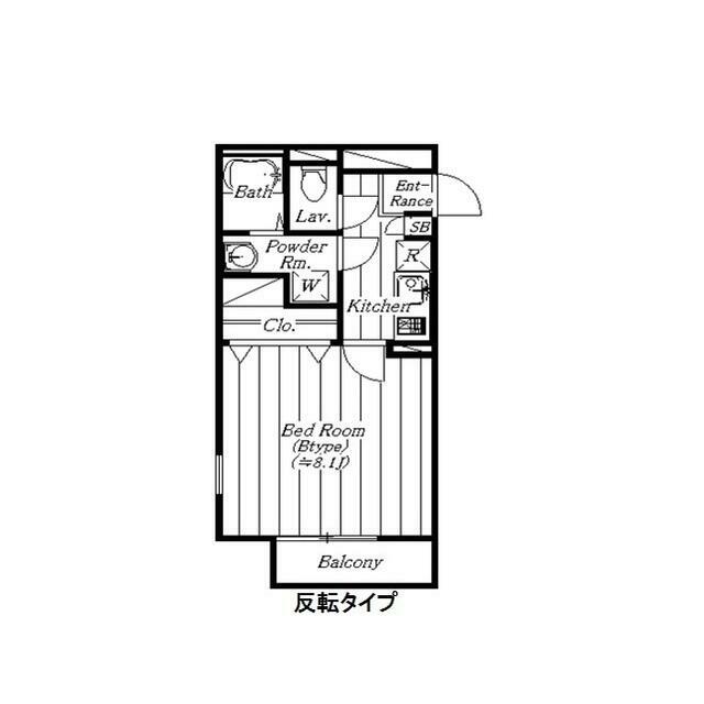 アムール　右京の間取り