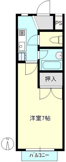 ハイツＮＡＯＥ　１号棟の間取り