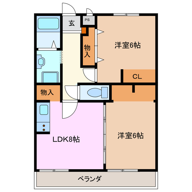 グランドゥール城西の間取り