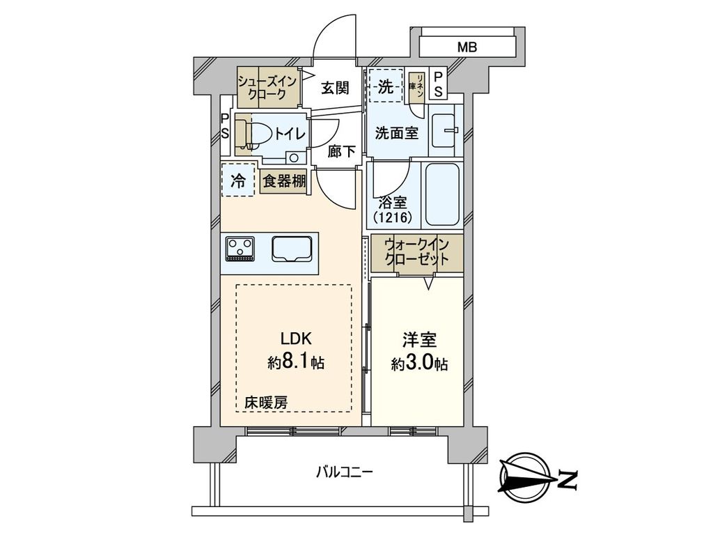 エクセレントシティ目白の間取り