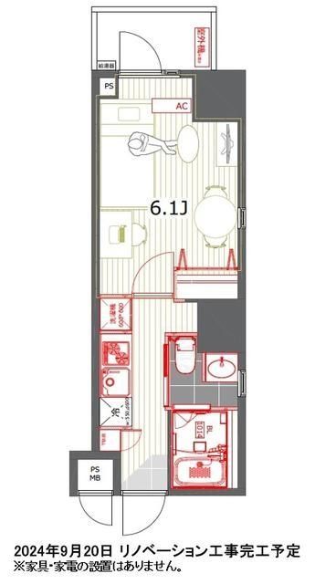 レジデンス西新宿スクエアの間取り