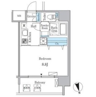 名古屋市千種区池下のマンションの間取り