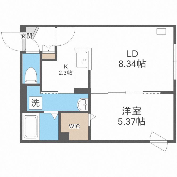 フォレスト栄通の間取り