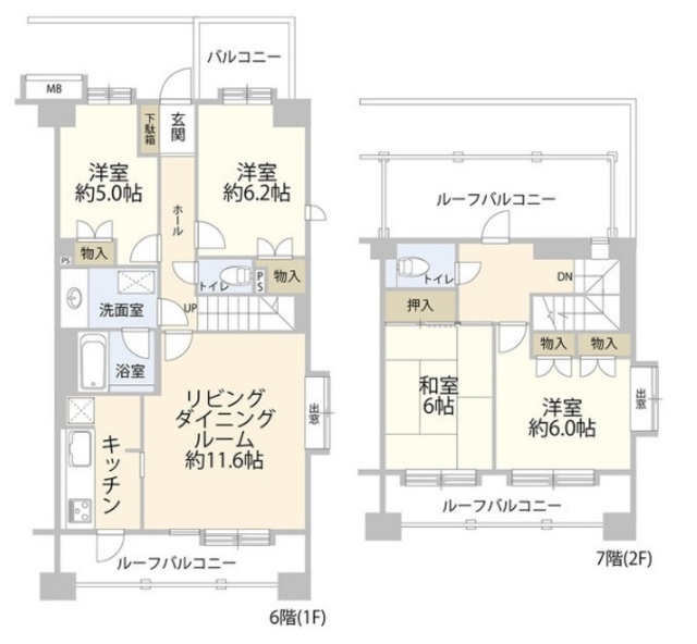 サンハイツ八千代台の間取り