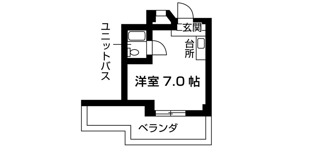 大阪市阿倍野区天王寺町南のマンションの間取り