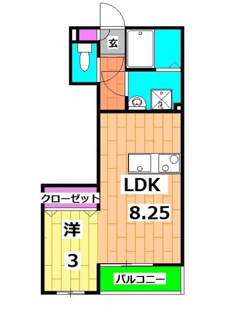 ウィステリアの間取り