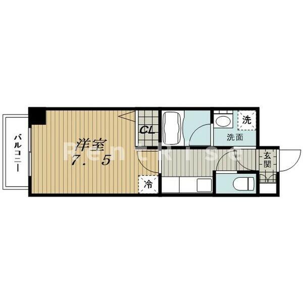 稲沢市稲沢町のマンションの間取り