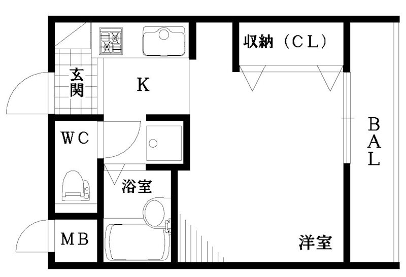 ジュネス新在家の間取り